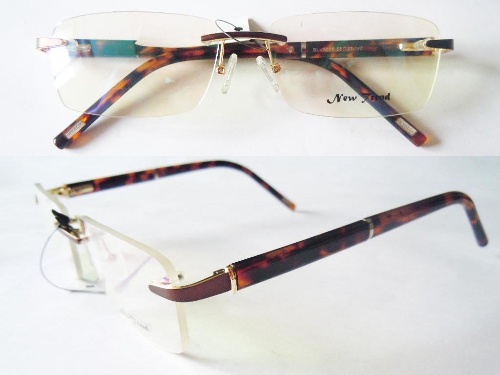 RL001 Rimless 3-Piece Eyeglasses