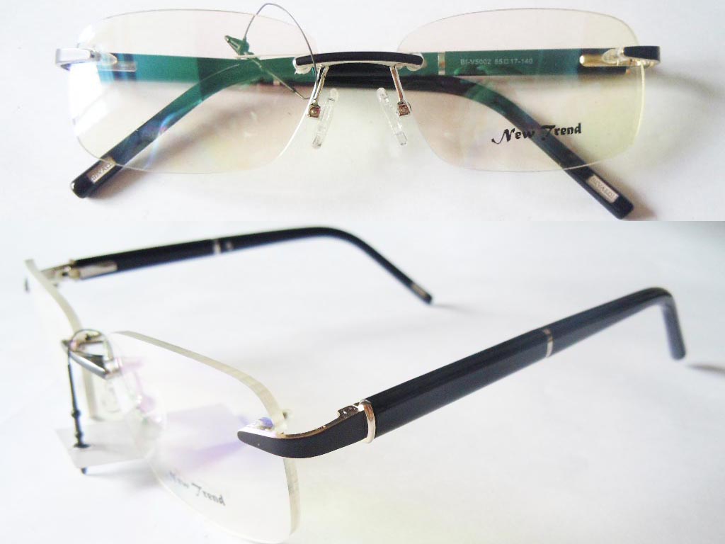 RL002 Rimless 3-Piece Eyeglasses