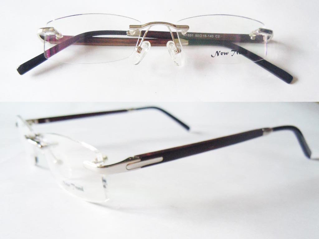 RL003 Rimless 3-Piece Eyeglasses