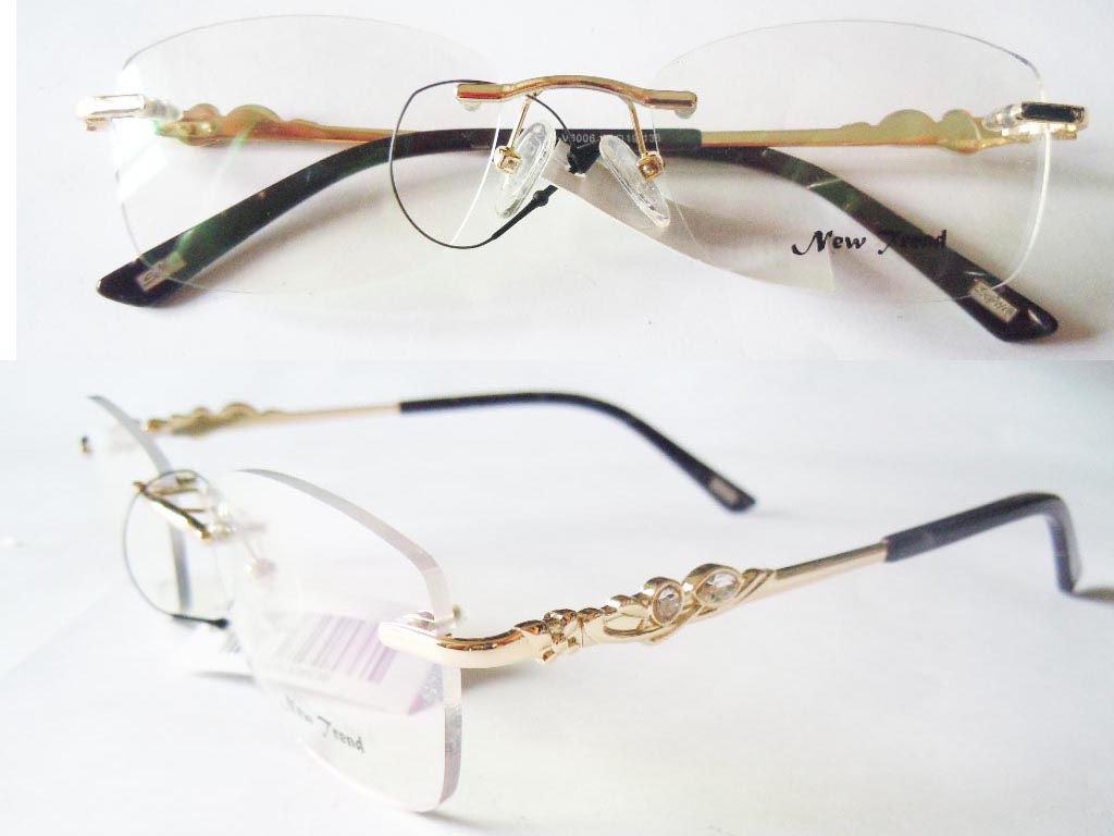 RL005 Rimless 3-Piece Eyeglasses