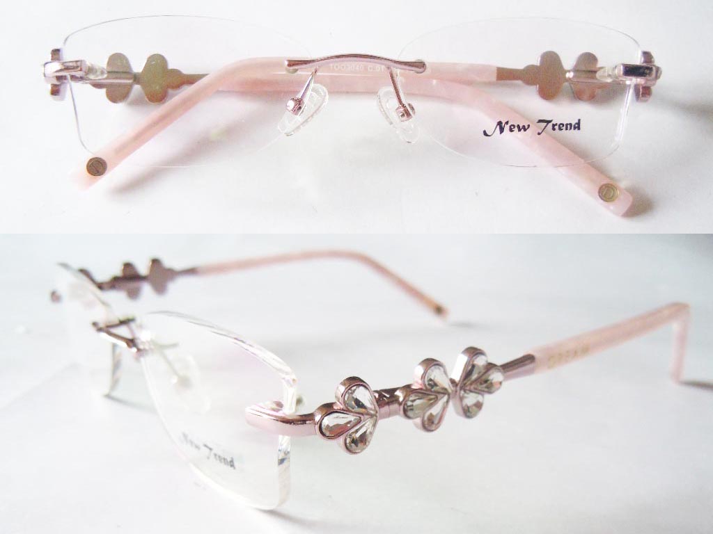 RL007 Rimless 3-Piece Eyeglasses