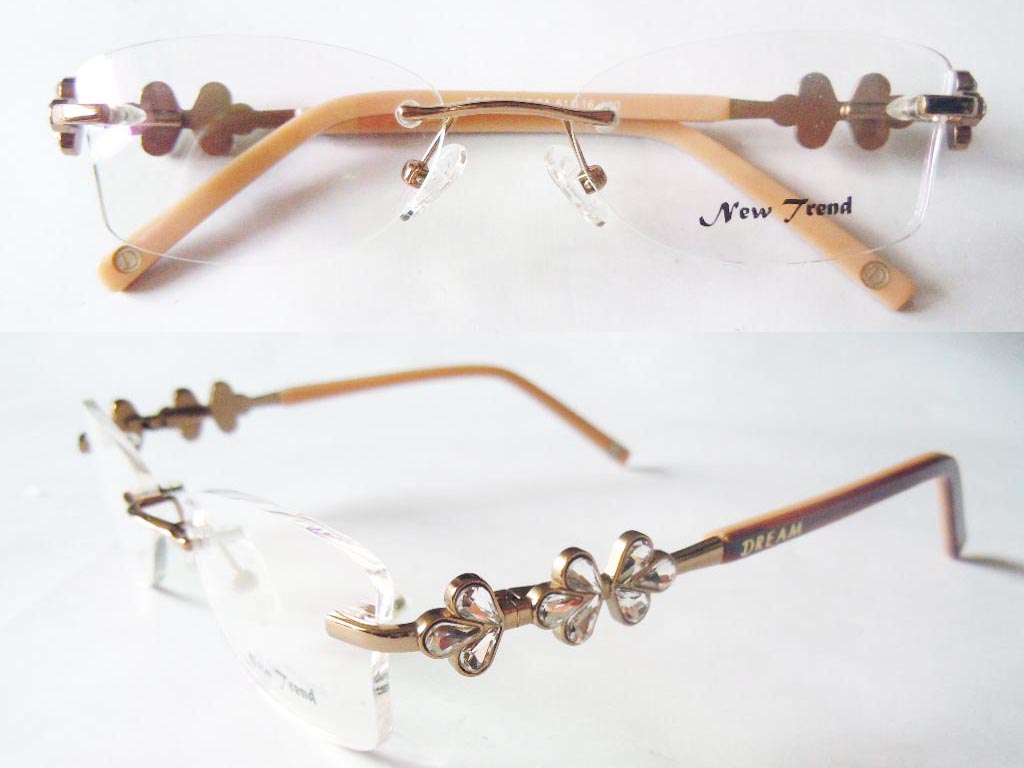 RL008 Rimless 3-Piece Eyeglasses