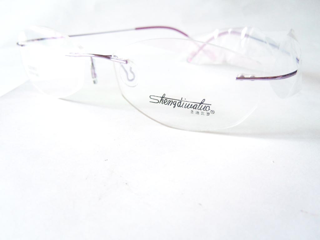 RL038  Rimless 3-Piece Eyeglasses