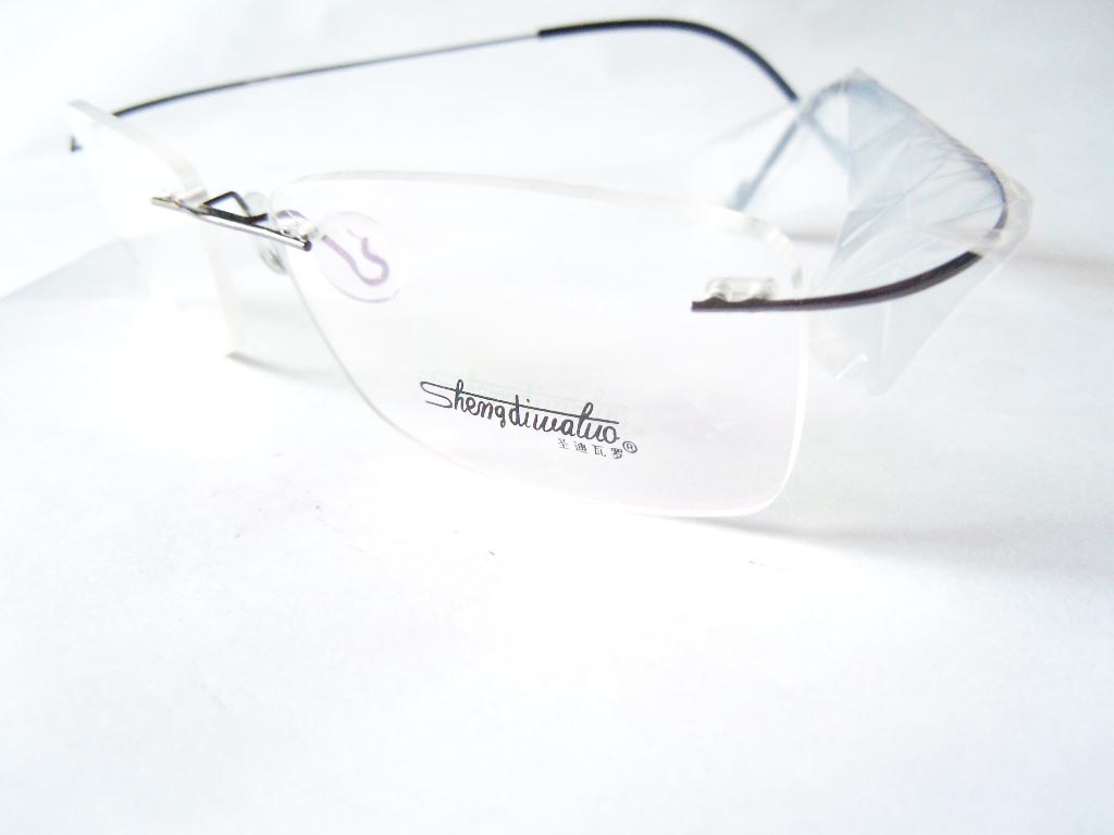 RL039  Rimless 3-Piece Eyeglasses